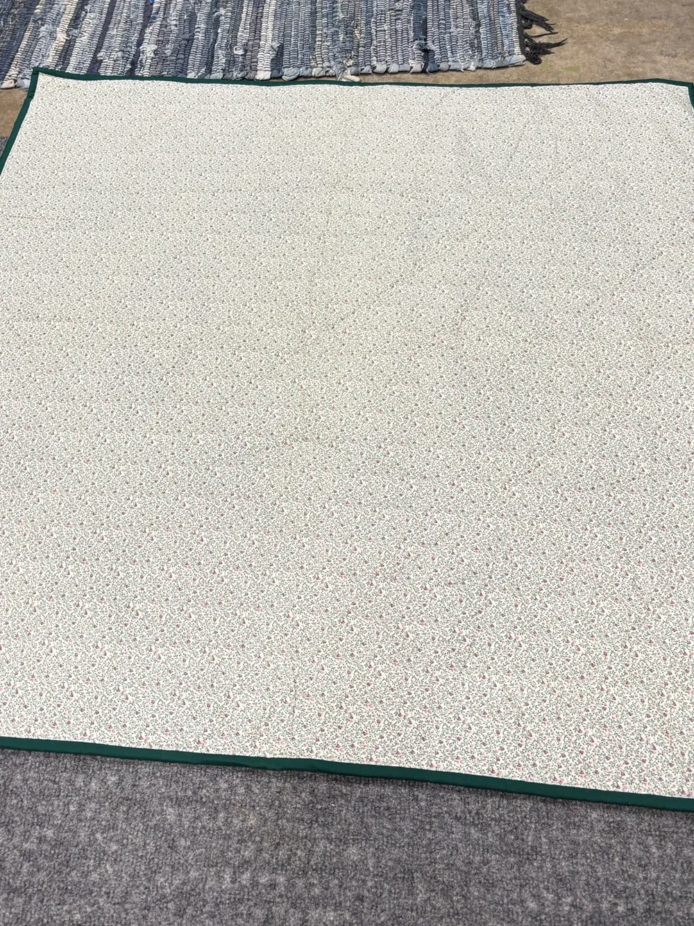 Handmade Ohio Star Pattern Quilted Table Linen